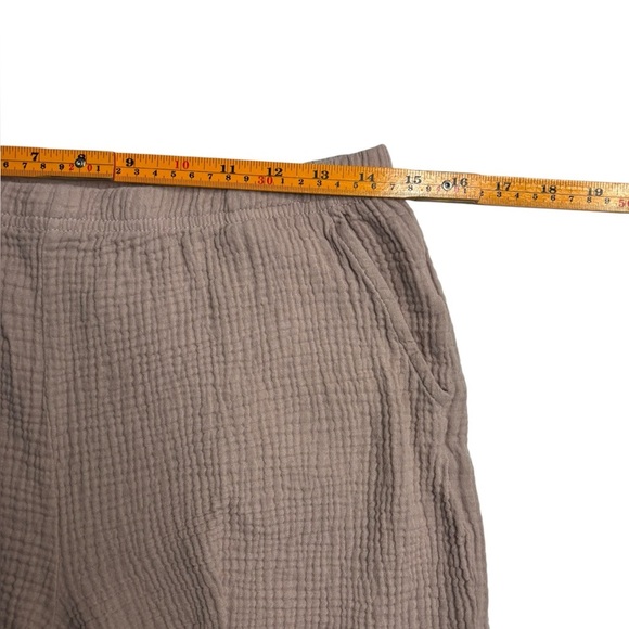 Jason Wu Gauze Shorts Size Medium Minimalist Brown Beige Quiet Luxury Beach - Picture 9 of 11